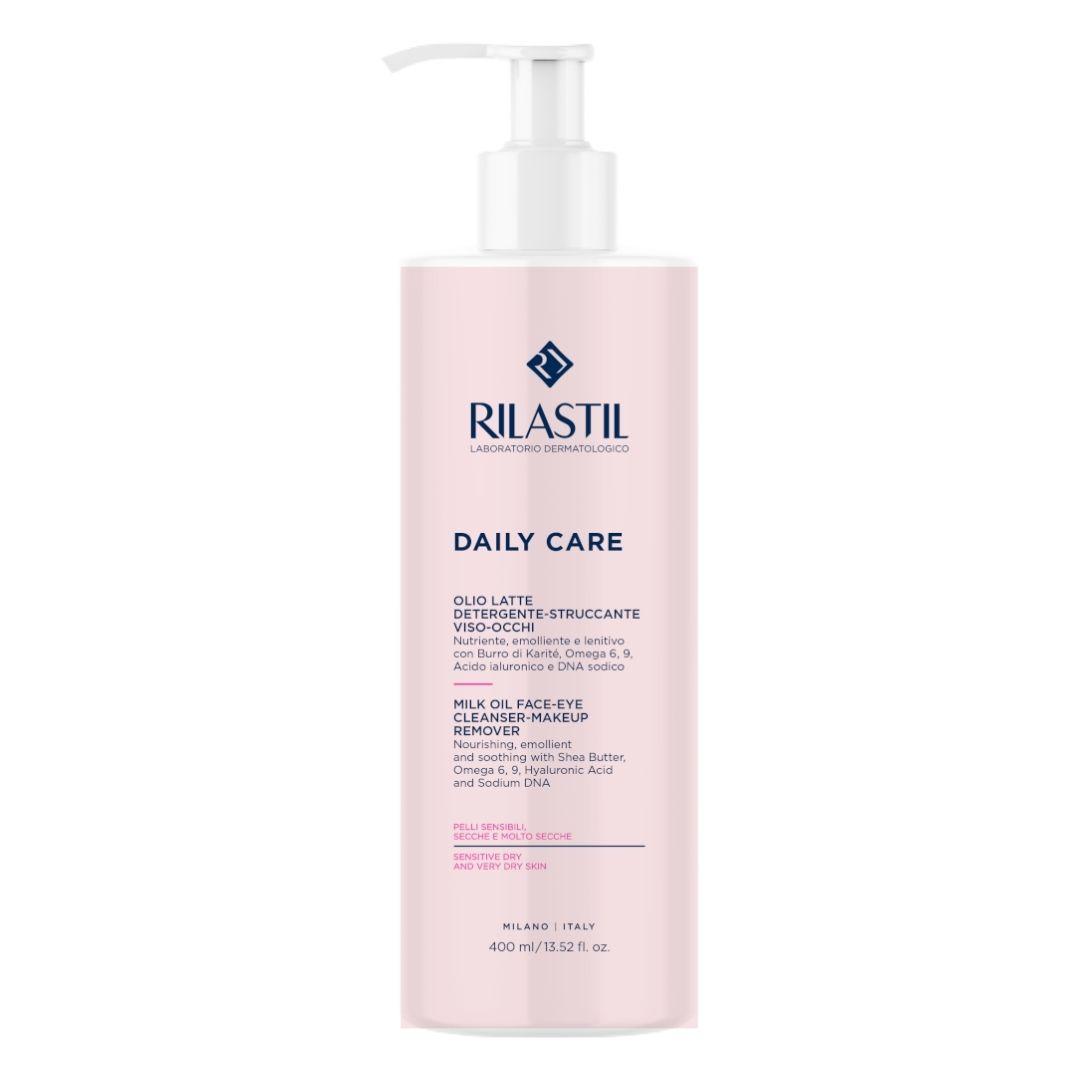 Rilastil Daily Care Olio Latte Detergente Struccante Viso e Occhi 400 ml