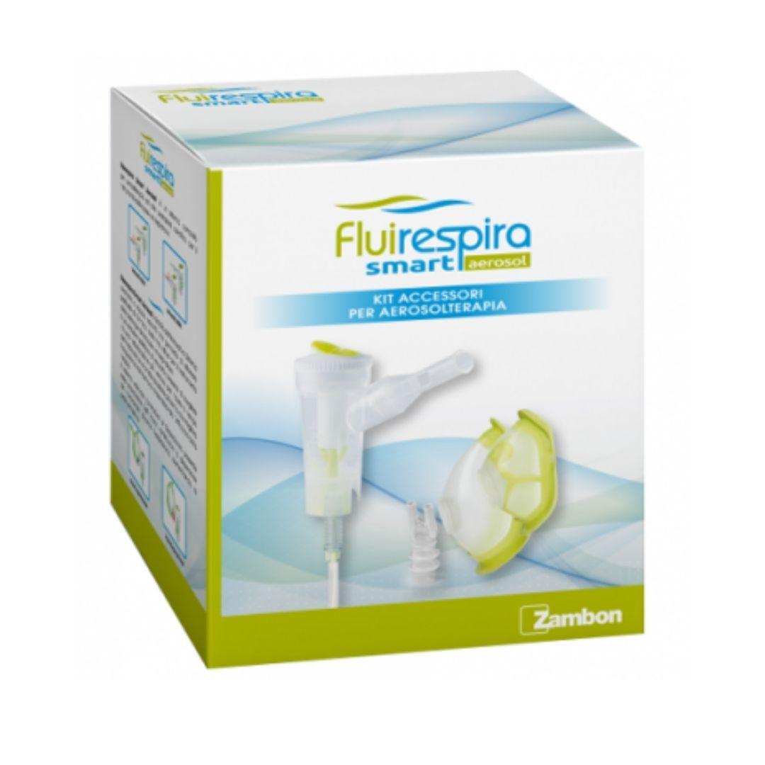 Zambon Aerosol Fluirespira Smart Kit Accessori per Aerosolterapia