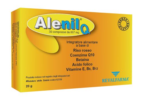 Revalfarma Alenil Q Integratore per il Colesterolo 30 Compresse 750 Mg