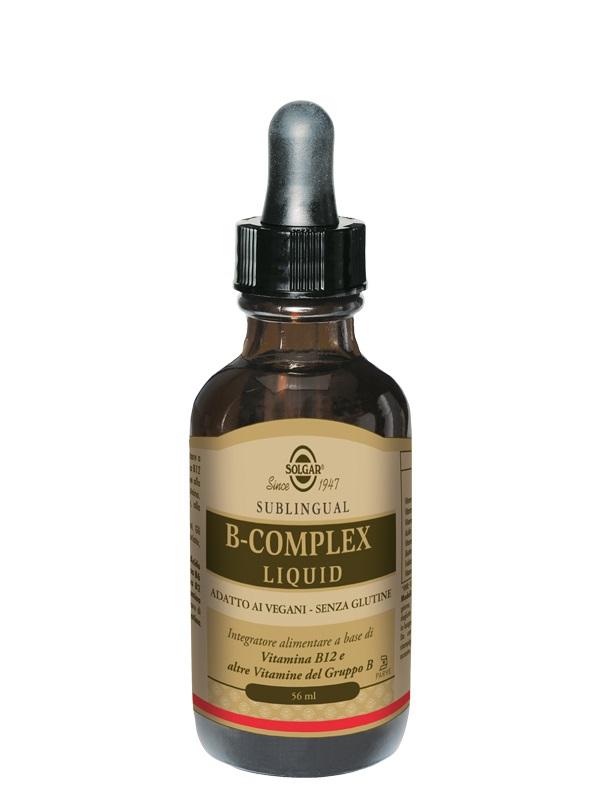 Solgar Linea Vitamine e Minerali B Complex Liquid Gocce 56 ml