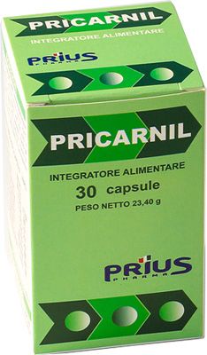 Pricarnil Integratore per la Salute Cardiovascolare 60 Capsule