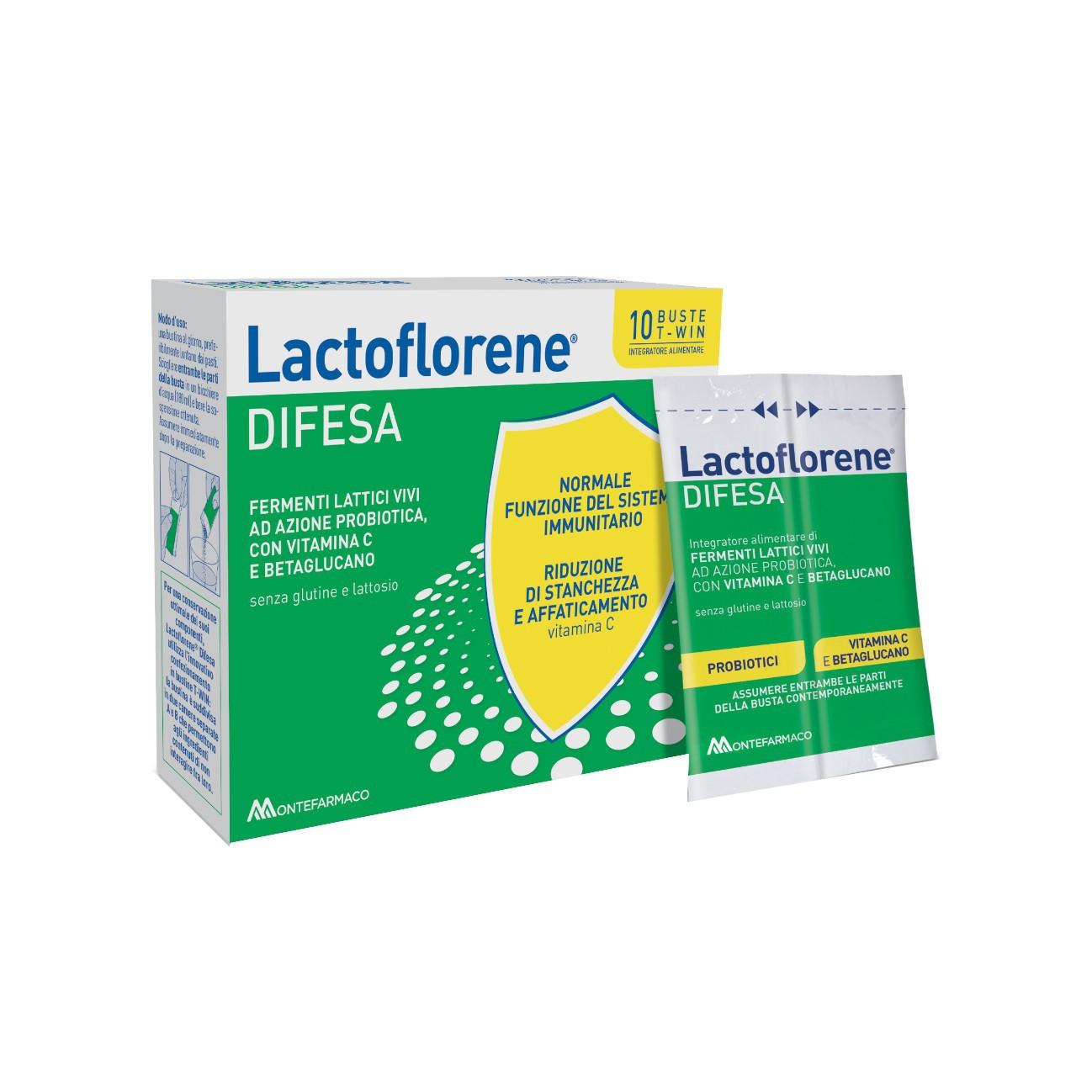 Lactoflorene Difesa Integratore Alimentare 10 Buste Twin