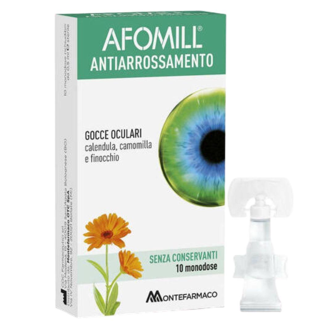 Montefarmaco Linea Occhi Sani Afomill Collirio Anti-Arrossamento 10 Flaconcini