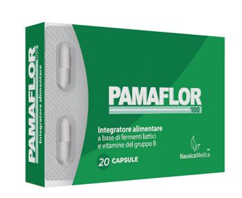 Pamaflor 100 Integratore per Benessere Intestinale 20 Capsule