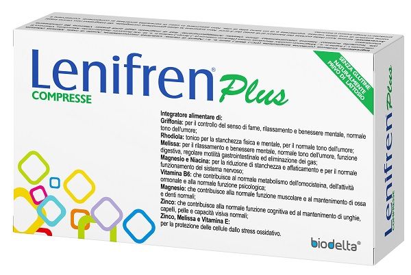 Lenifren Plus Integratore per Sistema Nervoso 30 Compresse