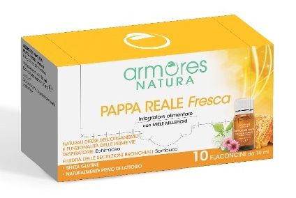Armores Pappa Reale Fresca 10 Fiale per Energia e Benessere Naturale
