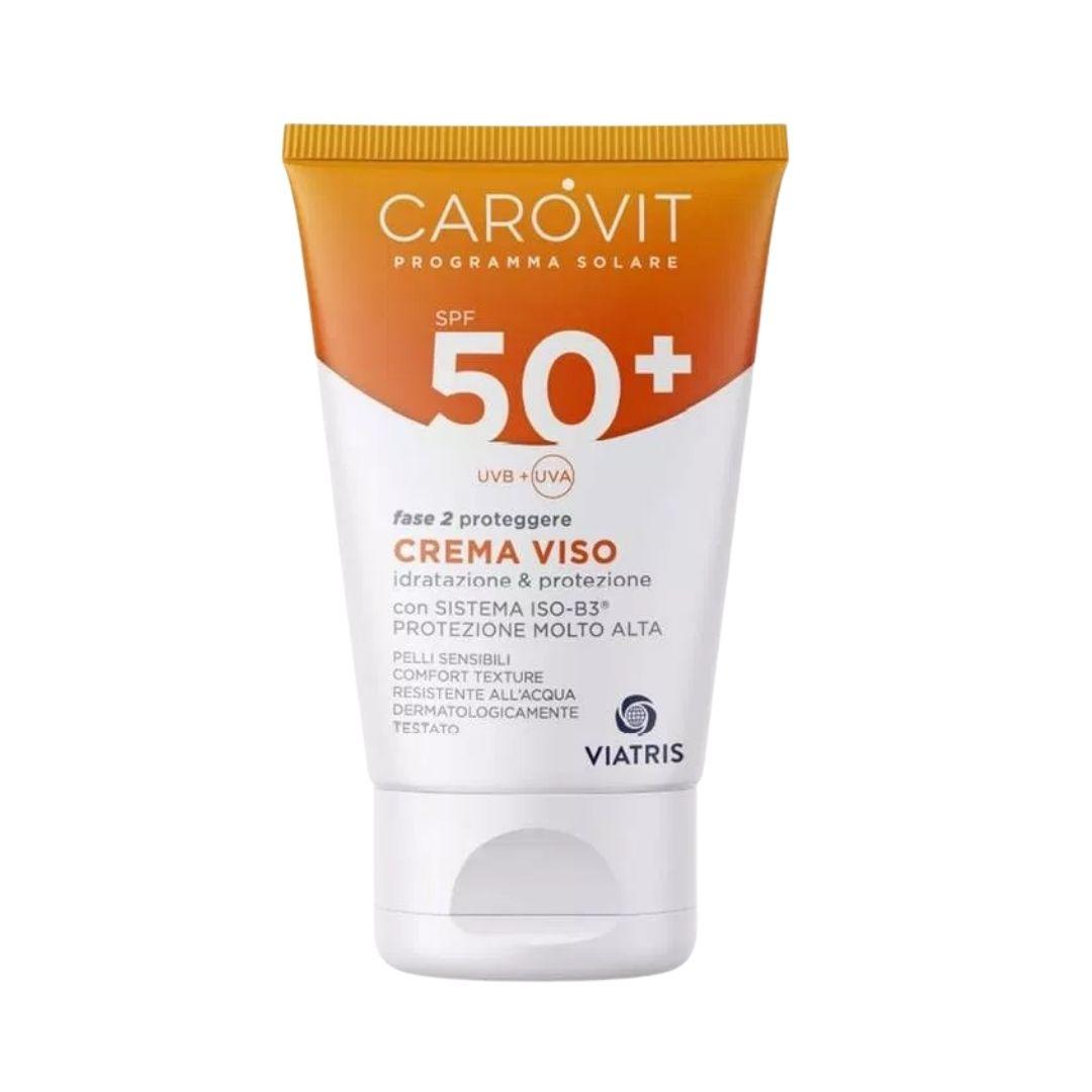 Carovit Programma Solare Crema Viso Pelli Sensibili SPF50+ 50 ml
