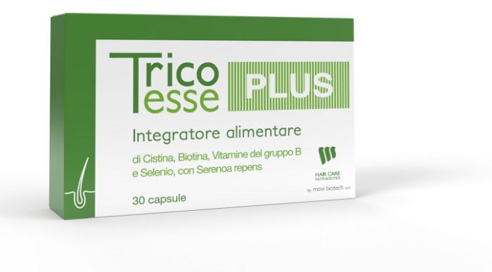 Tricoesse Plus Integratore per Capelli e Unghie 30 Capsule