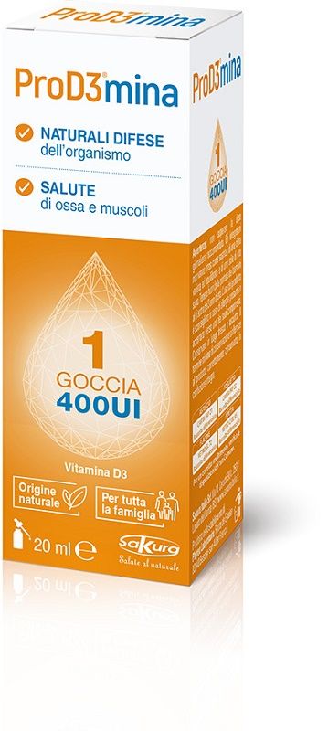 Prod3mina Integratore Per Difesa Dell'Organismo e Salute Di Ossa E Muscoli 20 ml