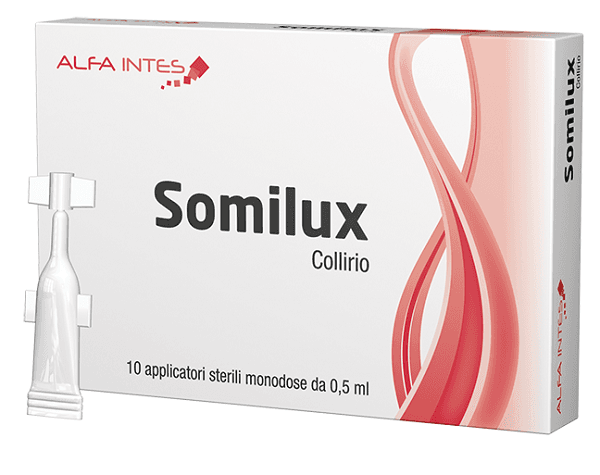 Somilux Collirio Monodose per Occhi Secchi 10 applicazioni 0,5 ml