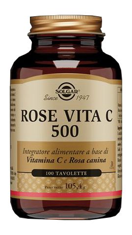 Rose Vita C Integratore in Compresse da 500 mg con 100 Compresse