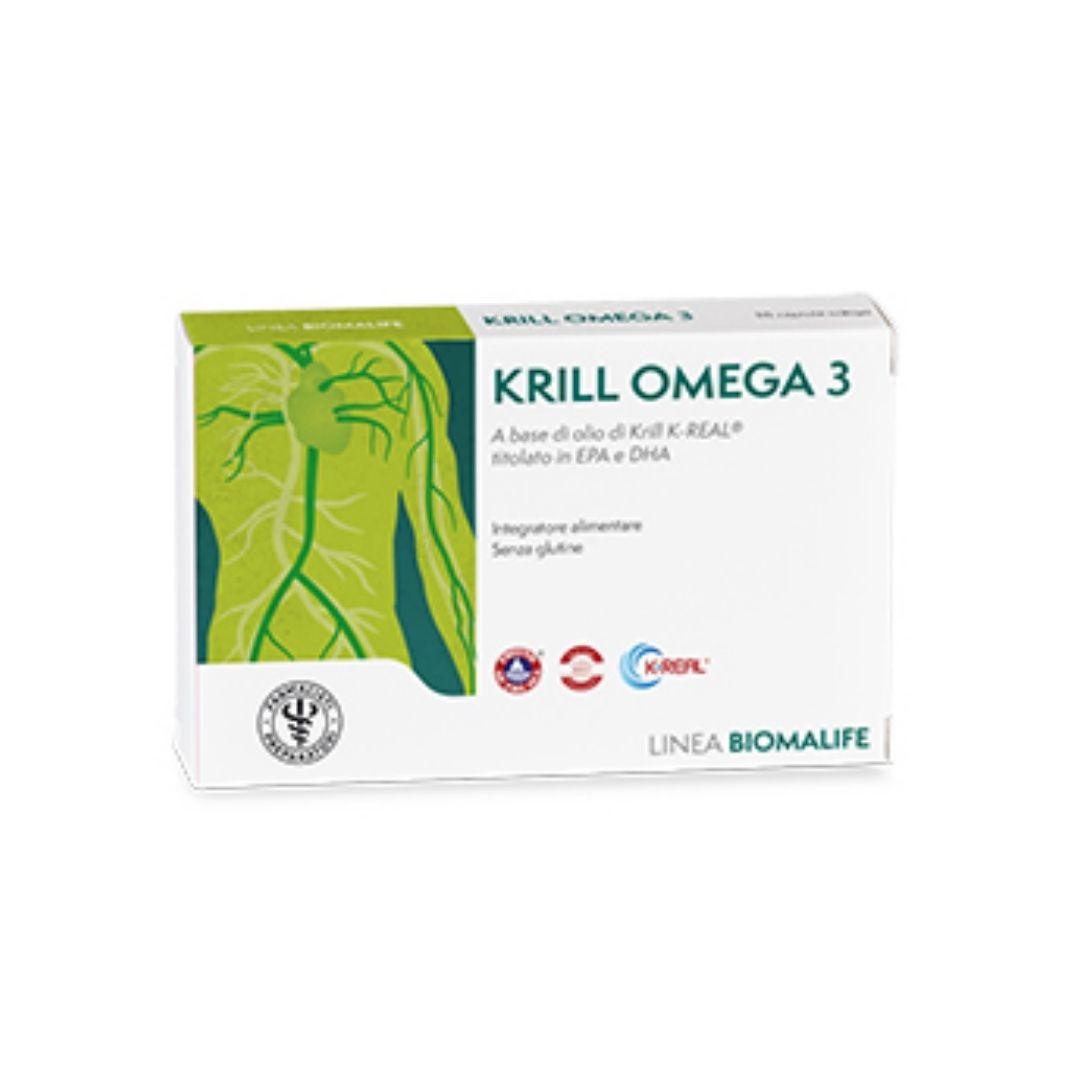 Unifarco Krill Omega 3 Integratore Alimentare per il Colesterolo 20 Capsule