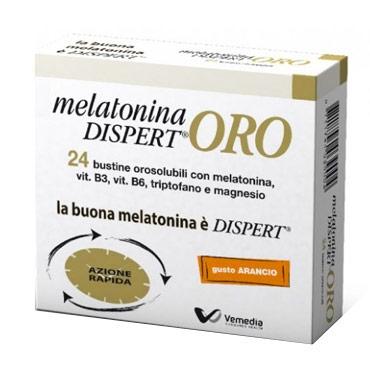 Vemedia Pharma Linea Sonno Relax Melatonina ORO Integratore 24 Buste Orosolubili