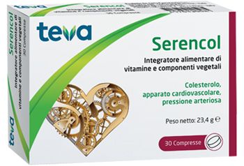 Serencol Teva Integratore per il Colesterolo e il Microcircolo 30 compresse