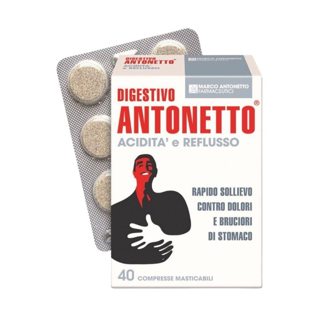 Digestivo Antonetto AciditĆ E Reflusso 40 Compresse Masticabili