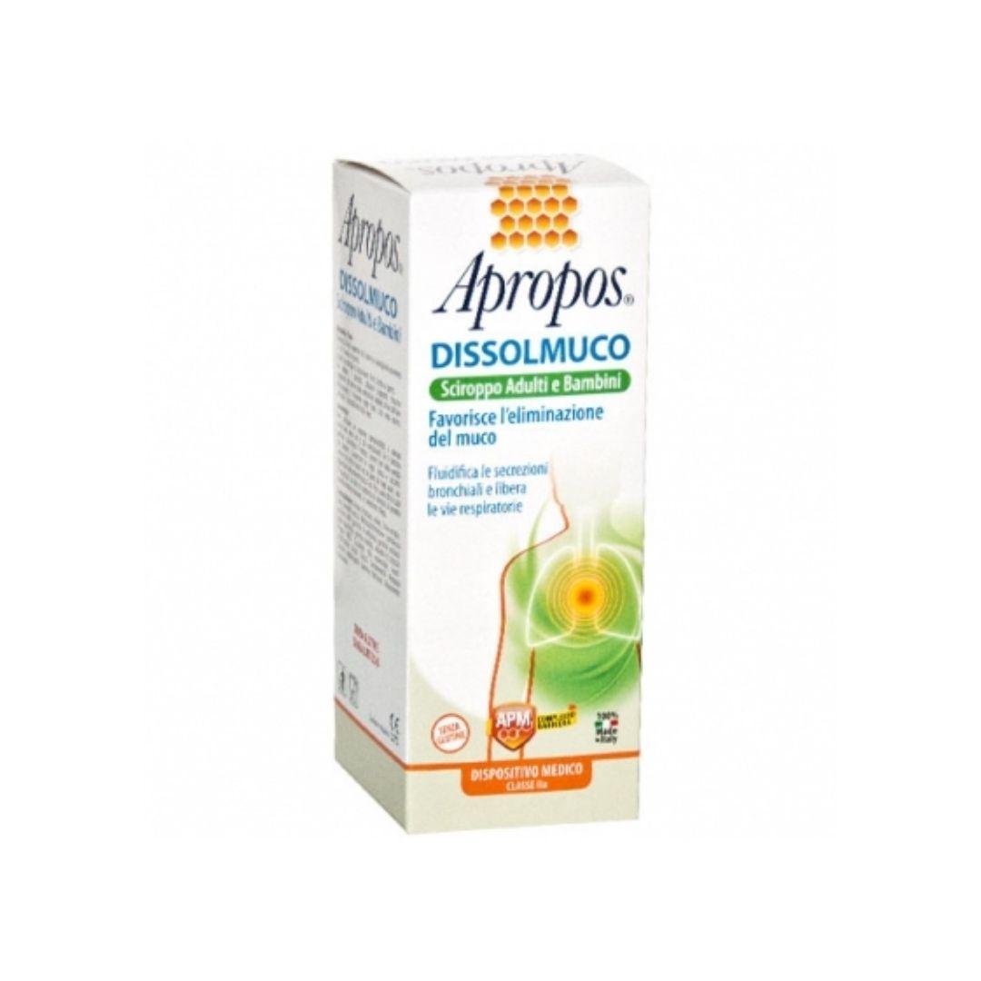 Apropos Dissolmuco Sciroppo con Propoli Adulti e Bambini 230 g