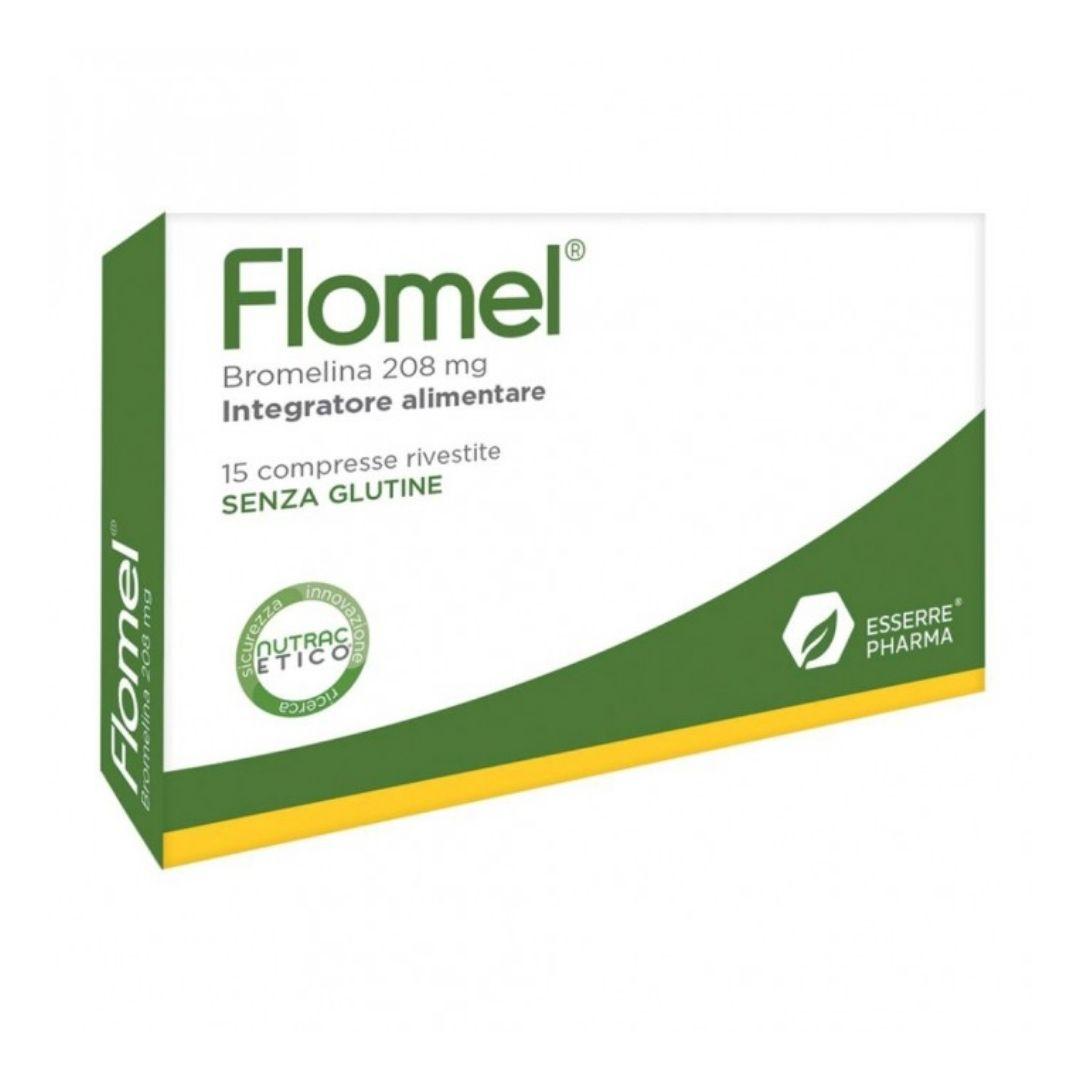 Flomel Bromelina 208mg Integratore Alimentare 15 Compresse