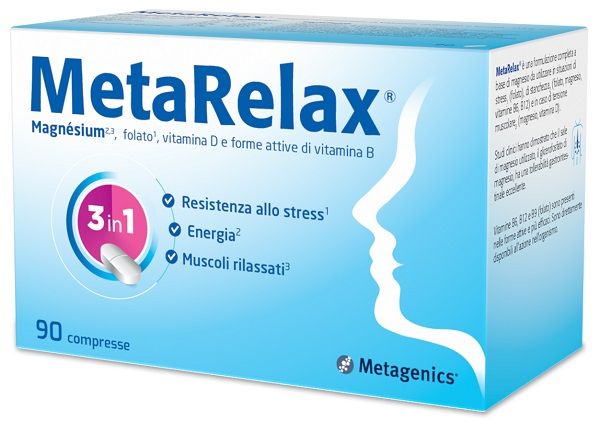 Metagenics Belgium Bvba Metarelax New 90 Compresse