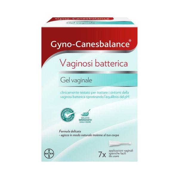Gyno-Canesbalance Gel Vaginale contro Vaginosi Batterica Infezioni Vaginali 7 Flaconcini Applicatori