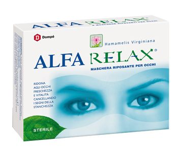 Dompe' Farmaceutici Alfarelax Maschera Riposante Occhi 6 Bustine X 7 ml