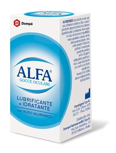 Dompe' Farmaceutici Alfa Gocce Oculari Lubrificanti Idratanti 10 ml