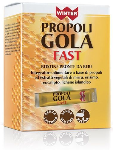 Winter Propoli Gola Fast Sollievo Rapido 15 Bustine