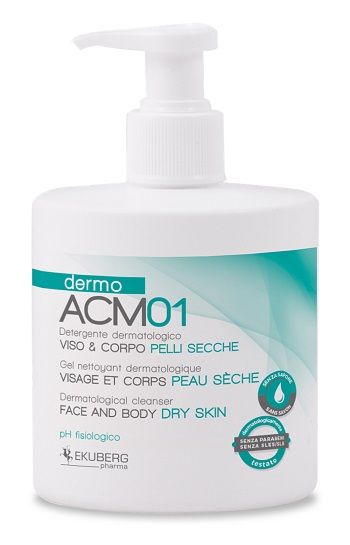 DermoACM01 Detergente Delicato per Pelle Sensibile Flacone 300 ml