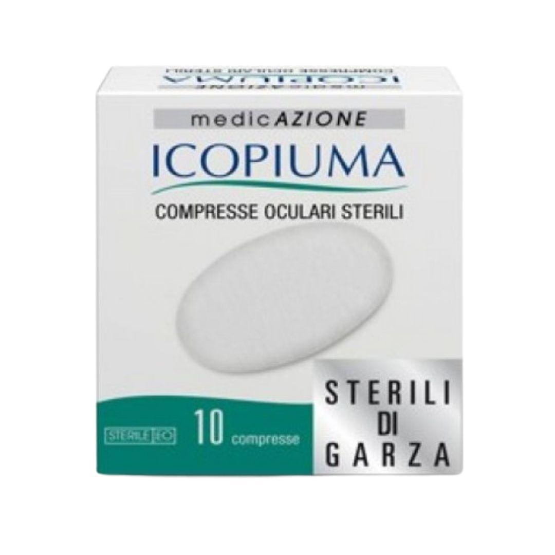 Icopiuma Compresse Oculari Adesive Sterili 10 Pezzi