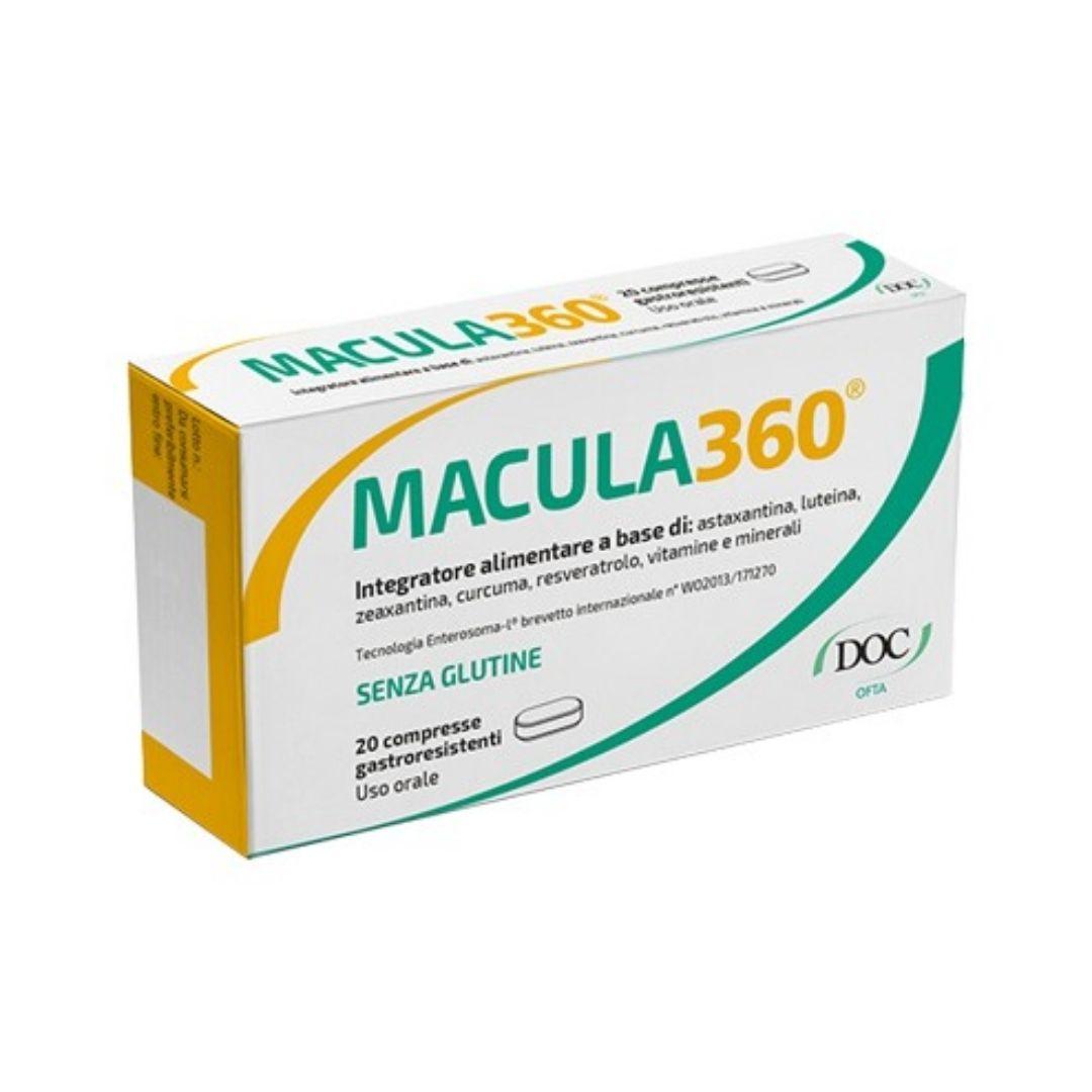 Macula360 Integratore Alimentare 20 Compresse Gastroresistenti