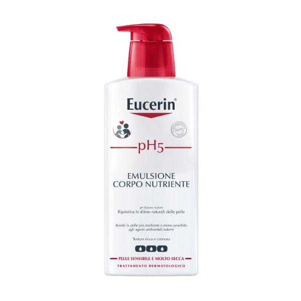Eucerin pH5 Emulsione Corpo Nutriente Protettiva per Pelli Sensibili 400 ml
