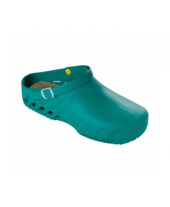 Dr.scholl's Clog Evo Ciabatta in TPR Unisex Smeraldo N.39-40