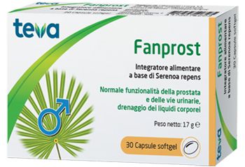 Fanprost Teva Integratore Per La Prostata E Le Vie Urinarie 30 Capsule Softgel