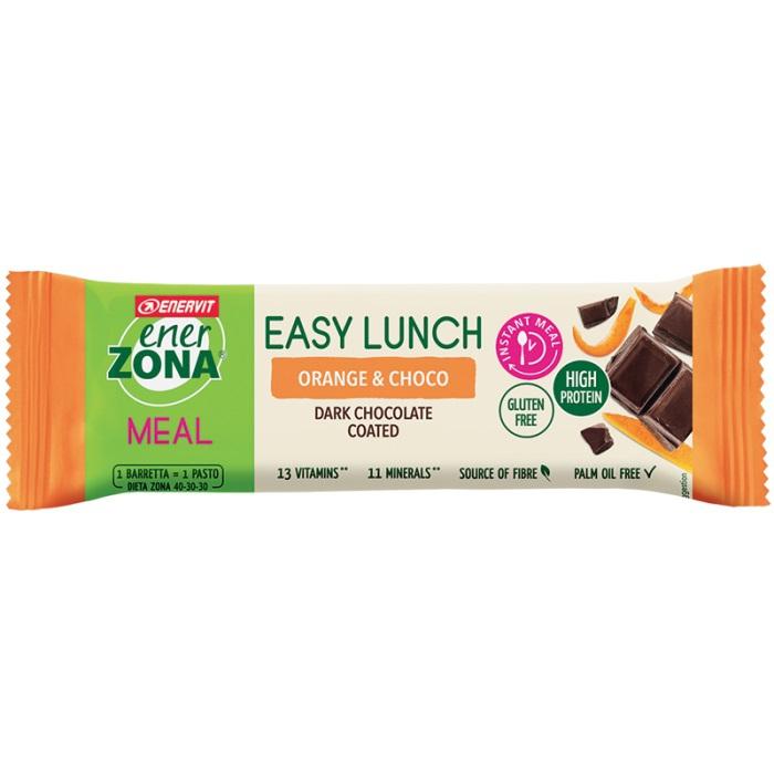 Enerzona Easy Lunch Orange & Choco Barretta Cioccolato Arancia 1 Pezzo 58 g