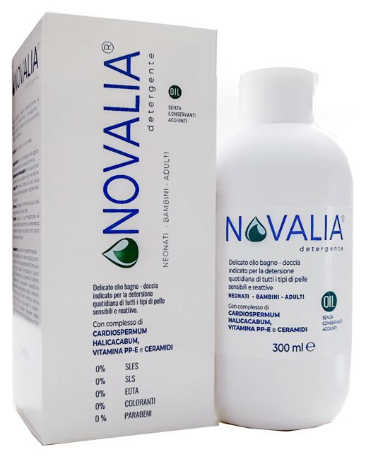 Novalia Detergente Olio Delicato Per Pelle Sensibile e Reattiva 300 ml