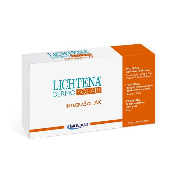 Lichtena Dermosolari IntegraSol AK Integratore Alimentare 30 Compresse