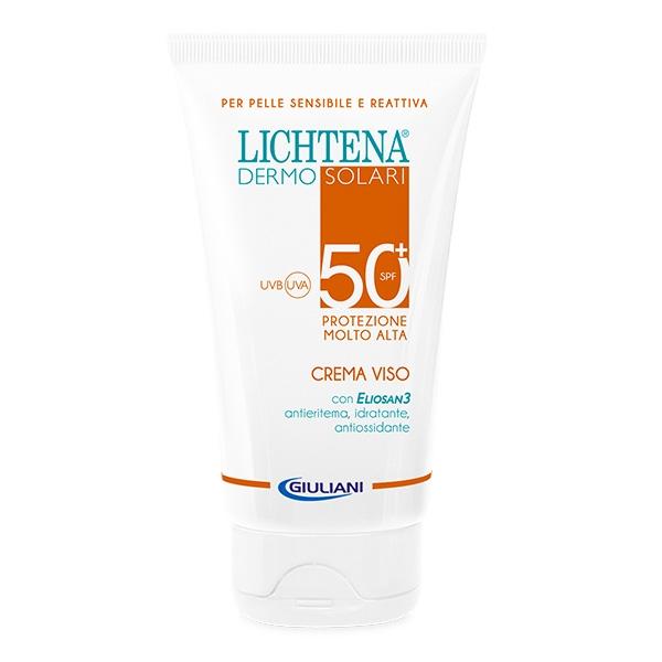 Lichtena Dermosolari SPF50+ Crema Viso Pelli Sensibili ed Irritabili 50 ml