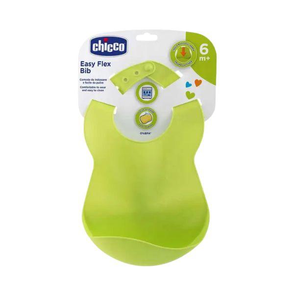 Chicco Bavaglino Rigido Con Tasca +6 Mesi Colore Verde