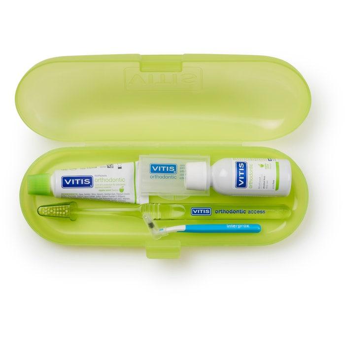 Dentaid Vitis Kit Orthodontic Composto da Dentifricio 15ml + 1 Spazzolino + 1 Sc