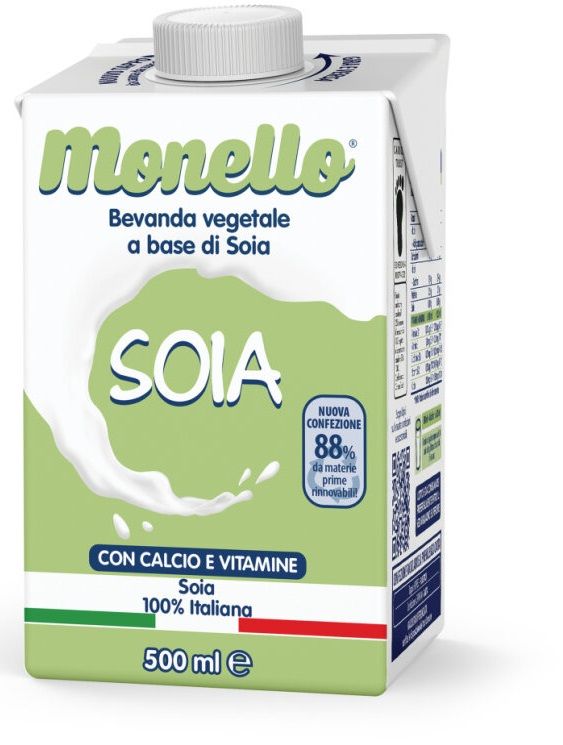 Monello Soia Bevanda Vegana in Bottiglia da 500 ml per un Alternativa Nutriente