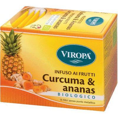 Viropa Infuso Ai Frutti Curcuma/Ananas Bio 15 Filtri