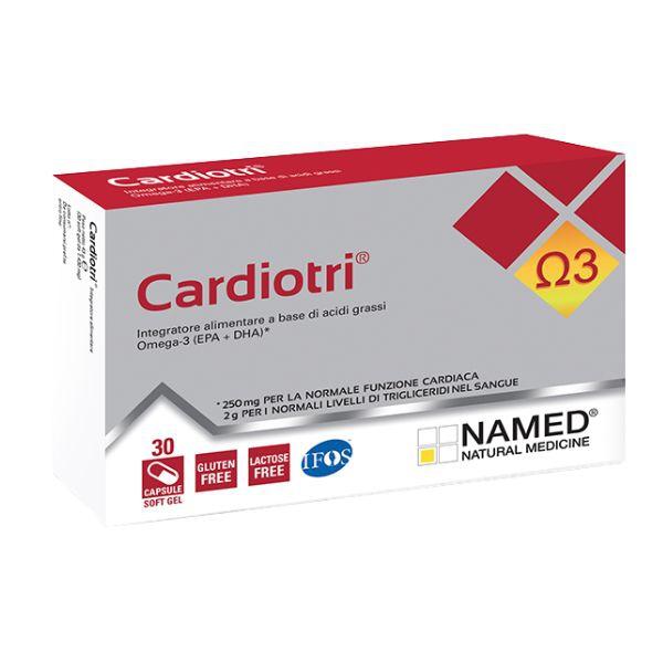Named Cardiotri Integratore per il Colesterolo e la Funzione Cardiaca 30Softgels