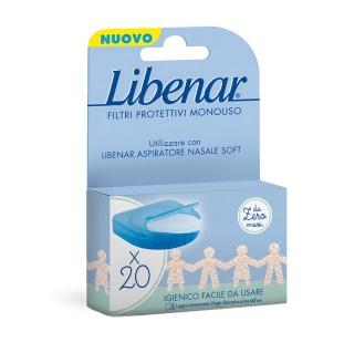 Libenar Filtri Protettivi Per Aspiratore Nasale Monouso 20 Pezzi