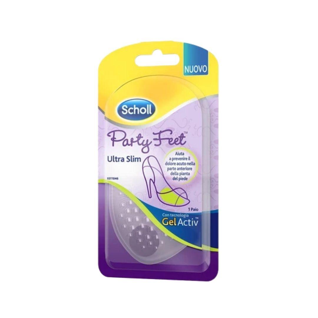 Scholl's Plantare Con Cuscinetto Party Feet Gel Activ Ultra Slim 1 Pezzo