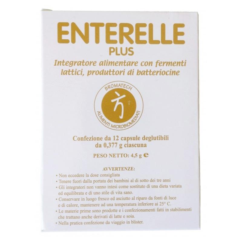 Bromatech Linea Intestino Sano Enterelle Plus Fermenti Integratore 12 Capsule