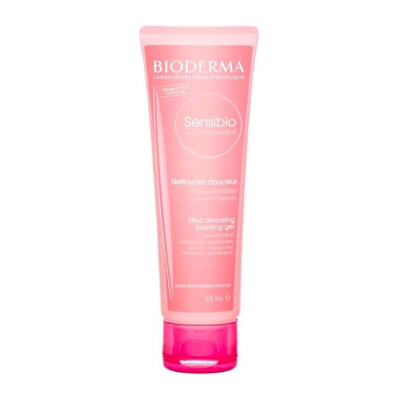 Bioderma Linea Sensibio Gel Moussant Detergente Lenitivo Pelli Sensibili 45 ml