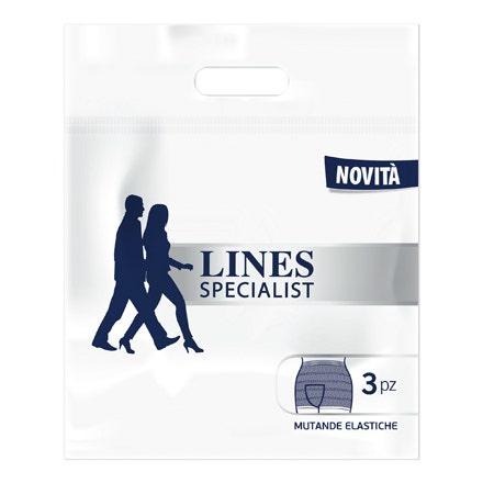 Lines Specialist Mutanda Elastica 3 Pezzi Taglia L