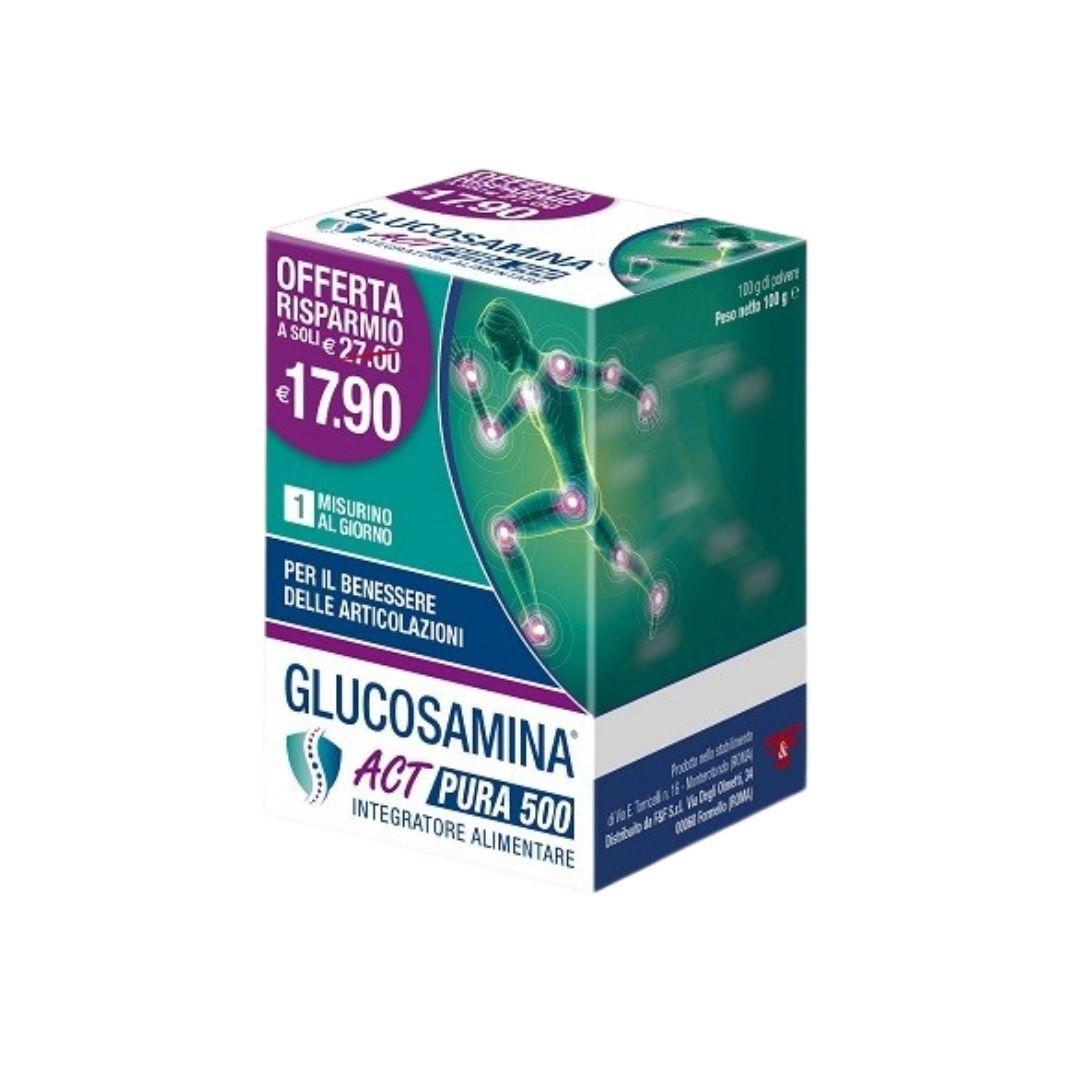 Glucosamina Act Pura 500 Integratore Alimentare 100 g