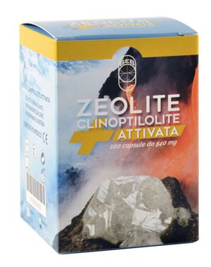Zeolite Attivata Integratore Detox 100 Capsule 54 g