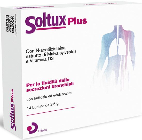 Soltux Plus Integratore per le Vie Respiratorie 14 bustine