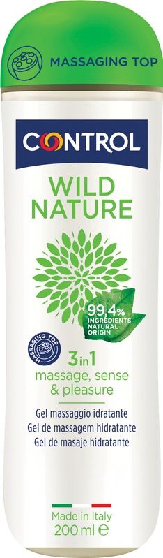Control Wild Nature Gel da Massaggio Lubrificante e Stimolante 200 ml